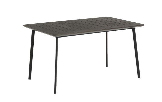 Metalea 6 Seater Dining Table - Bronze